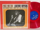 LIGHTNIN' HOPKINS: First Meetin' LP World Pacific original red vinyl