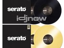 Serato Scratch Live Black & Yellow 12-inch DJ Turntable Control Vinyl Package