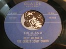 BILLY WILSON & ERNEST SCOTT COMBO R&B Mod Soul 45 Glaize Zig-A-Boo b/w Tormented