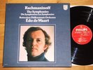 EDO DE WAART Rachmaninoff Compl. Symph. PHILIPS STEREO 4 LPs NM