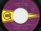 SOUL EDWIN STARR-25 MILES/LOVE IS DESTINATION-GORDY PROMO 45 HEAR IT LISTEN