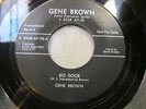 GENE BROWN Big Door 45 GENE BROWN promo rockabilly 50's VG+  nice