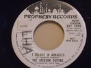 THE JACKSON SISTERS  *i believe in miracles * prophesy3005 (promo) 70's soul