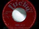 Rare Original 1954 Hollywood Flames Peggy Lucky Label 006 R&B Doo Wop Vocal 45