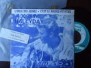 SP juke-box Johnny Hallyday encart original étiquette juke-box