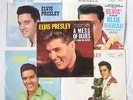 5 Vintage Elvis Presley 45 RCA Picture Jacket Records Little Sister Teddy Bear +