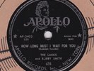 DOO-WOP : THE LARKS W/ BOBBY SMITH ON APOLLO 78 435