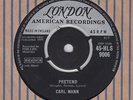 CARL MANN Pretend / Rockin' Love (LONDON) UK 45