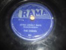THE CROWS Seven Lonely Days 78 RPM Shellac Record RAMA Doo-Wop Soul r&b