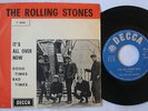 ROLLING STONES - it`s all over now /good  RARE ITALIAN decca  7