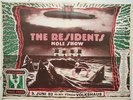 THE RESIDENTS Mole Show 1983 Zürich Concert Poster RARE ORIGINAL MINT-