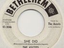 R&B/NORTHERN SOUL 45 The Ascots She Did Hip Talk (Bethlehem WLP) HEAR