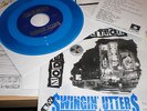 MODERN ACTION / SWINGIN’ UTTERS Split 7”/100 NEW BAG BLUE VINYL  NOFX lagwagon