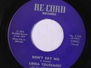 rare Soul Funk 45 LINDA TOUSSAINT don't say no Hear