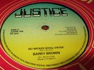 Barry Brown No Wicked Shall Enter Rare Killer Roots 12
