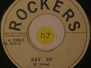 REGGAE 45:PAUL WHITEMAN Say So ROCKERS RECORDS RARE CLASSIC *** LISTEN **