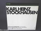 STOCKHAUSEN LP - ZYKLUS FÜR SCHLAGZEUGER- RZEWSKI - AVANT - WERGO / 187