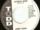 BOBBY FULLER ORIGINAL 45 RPM - *RARE* - 
