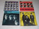 4 x Original The Beatles Parlaphone Picture Sleeved 45 rpm Single Records
