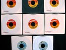 BOB DYLAN-8 Old Radio Station Promo 45's Up For Bid-Folk Singer-Hippie-THE BAND