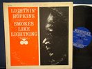 Lightnin' Hopkins - Smokes Like Lightning - 1963 -Bluesville - Mono DG(DJ Promo)