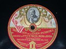 POLITICAL 78 rpm RECORD Odeon DICTATOR MIGUEL PRIMO DE RIVERA Photo label SPEECH