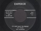 Rockabilly 45:  Roy Aldridge  It's Not Easy To Forget // PRIMITIVE COUNTRY BOP