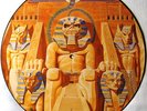 IRON MAIDEN - POWERSLAVE - RARE ORIGINAL 1984 UK PICTURE PIC DISC VINYL LP