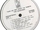 SEARCHERS Take Me For What Im Worth 1965 US lp rare white label PROMO