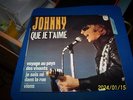 JOHNNY HALLYDAY. 45T QUE JE T AIME. LANGUETTE