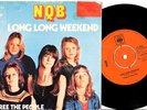 NQB 45 Sweden 1974 GLAM ROCK PROTO PUNK GIRLS Dutch PS Long Long Weekend 7