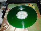 QUEEN NEWS OF THE WORLD  FRENCH PROMO LP GREEN VINYL DIE-CUT SLEEVE