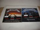 METALLICA MASTER OF PUPPETS PURPLE & RIDE THE LIGHTNING BLUE VINYL -RARE-LIMITED
