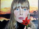 JONI MITCHELL CLOUDS STUNNING M- UK 3 COLOUR 1ST PRESS, INSERT, FOLK ROCK LP