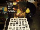 Miles Davis-STEAMIN' With -OG 1961 Prestige 7150  RVG NJ Lp VG+