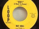 NAT HALL - WHY I WANT TO KNOW LOOP RARE NORTHERN SOUL LISTEN