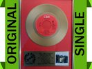 Mick Jagger Let's Work goldene Schallplatte original Single Rolling Stones gold