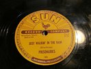 PRISONAIRES Just Walkin In The Rain 78 SUN 186 original VG- vocal group 50's