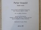 PETER KOWALD 2 x QBICO LPs BASS SOLO NEW