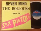 Sex Pistols - Never Mind The Bollocks LP UK VG+/EX+ 12 Track Plain Back A5 B6