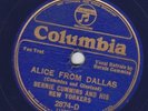 Bernie Cummins & His New Yorkers - COLUMBIA 2874-D - Alice from Dallas