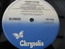 Blondie PLASTIC LETTERS UK LP 1ST PRESS  ONE PLAY EVER 100% MINT MINUS
