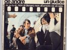 FABRIZIO DE ANDRE 45 giri Un matto/Un giudice