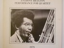 ANTHONY BRAXTON PERFORMANCE FOR QUARTET 1981 HAT HUT RECORDS ART-2019 BOX 2LP