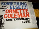 ORNETTE COLEMAN : SOMETHING ELSE LP CONTEMPORARY S 7551 USA
