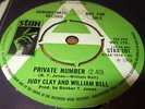 JUDY CLAY private number ORIG UK 45 DEMO NORTHERN SOUL SINGLE on STAX