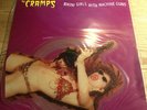 THE  CRAMPS.BIKINI GIRLS WITH  MACHINE  GUNS.EX+.ENVPD 17.PICTURE DISC SHAPED.