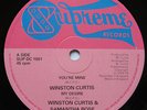 RARE UK LOVERS ROCK  Winston Curtis Samantha Rose You're Mine UK 12
