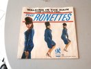 RONETTES WALKING IN THE RAIN PHILLES 123  PICTURE SLEEVE POP 45