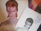 DAVID BOWIE ALADDIN SANE RCA VICTOR RS1001 GATEFOLD INNER FAN CLUB INSERT ORANGE